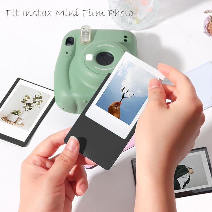 Orga'Neat 2x3 Magnetic Photo Frame Refrigerator for Fujifilm Instax Mini Instant Film, Magnet Picture Frames for Fridge Small Picture Holder for 8.6cm*5.4cm Picture -5 Pack