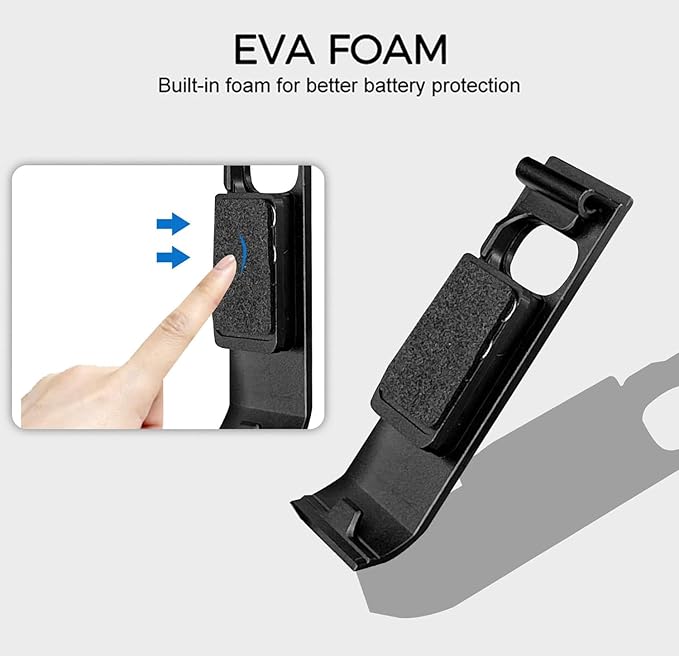 FIFIELD Aluminum Alloy Dustproof Battery Replacement Cover Door for GoPro Max Side Cover, Aluminum Alloy Charging Port Door with EVA Foam Battery Protector Replacement for GoPro Max Action Camera