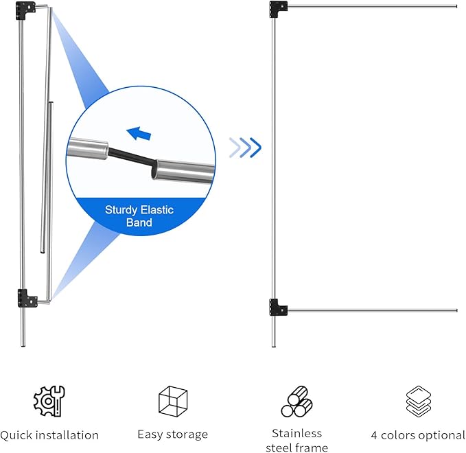 WELLMAKING 36x27 Light Reflector Flag, 5-in-1 Portable Collapsible Diffuser for Photo Video Studio Shooting-Silver, Gold, White and Black, Foldable Scrim Flag Kit, Shaper for Diffused & Light Effects