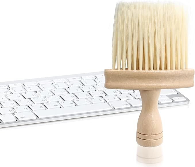 Keyboard Cleaning Brush Anti-Static Wooden Laptop PC Keyboard Cleaner Narrow Area Dust Cleaning Tools