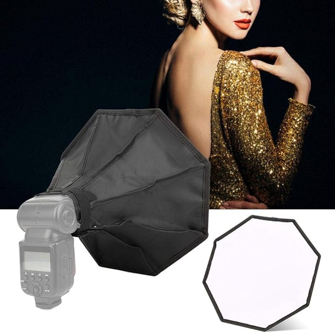 Flash Softbox, 30x30cm Folding Speedlight Softbox Diffuser Cover Universal for for for DSLR Camera