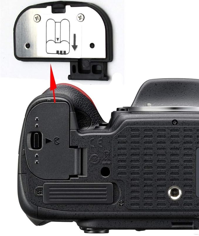 2pcs Battery Door Cover for Nikon D7000 D610 D600 Lid Cap Replacement Repair Part
