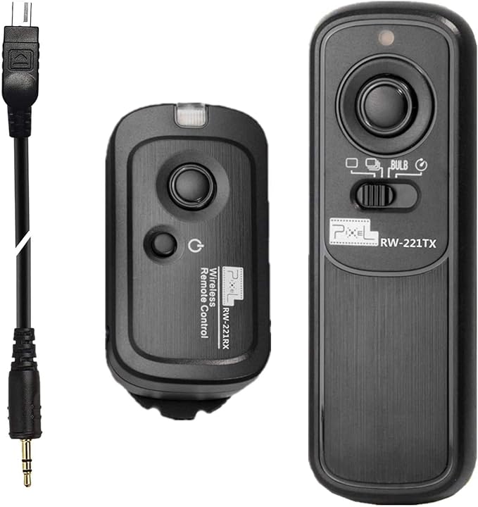 Pixel 2.4GHz Wireless Remote Control DC2 Remote Shutter Release for Nikon D3100, D5000, D7000,D7200, D600, D610, D750,Z7,Z6 Cameras, Replaces Nikon MC-DC2