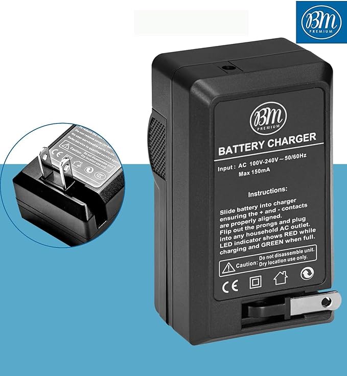 BM Premium LB-012 Battery and Battery Charger for Kodak KLIC-7006, PIXPRO FZ55, FZ55-BK, FZ53 Cameras