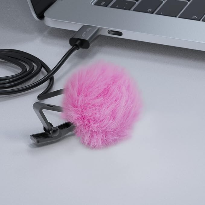 Cubilux Wind Muff (Dead cat) for lavalier Lapel Microphone, Outdoor Furry Windscreen for Mini Clip-On MIC, Multi-Color 9-Pack (Furry Cover, 9-Pack, Multi-Color)