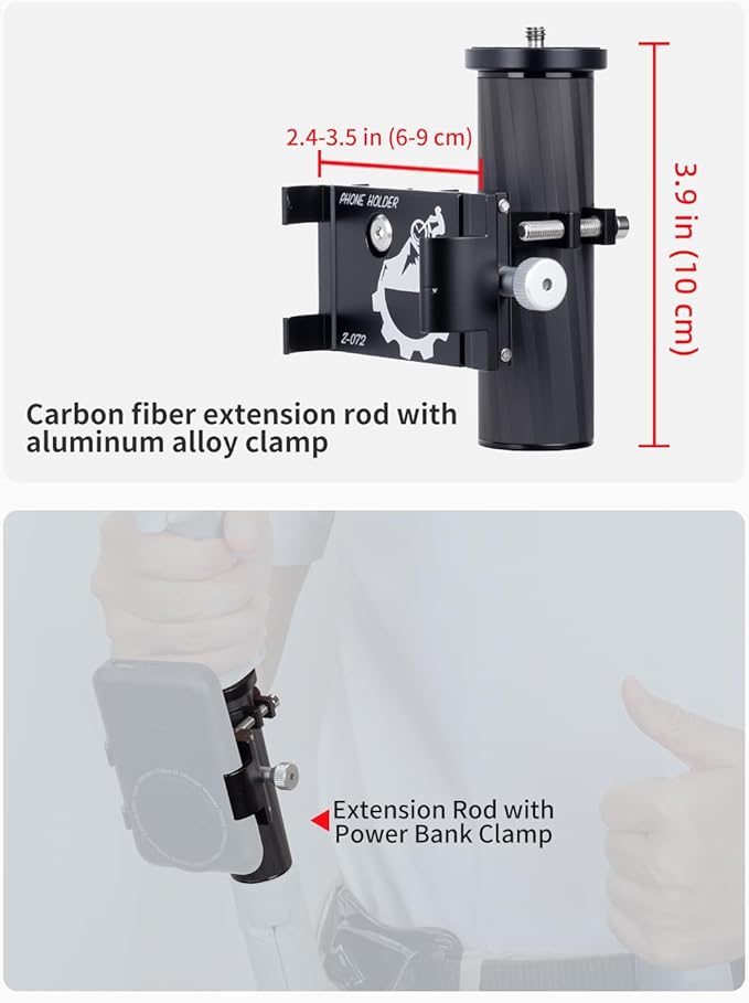 Handheld Camera Gimbal Stabilizer Accessories Load Reduce Kit with Adjustable Shoulder Strap/Belt/Gimbal Support/Extension Rod for Easier Longer Holding. Fits DJI RS4(pro)/RS3(Pro)/RS2/RSC2/SC/S