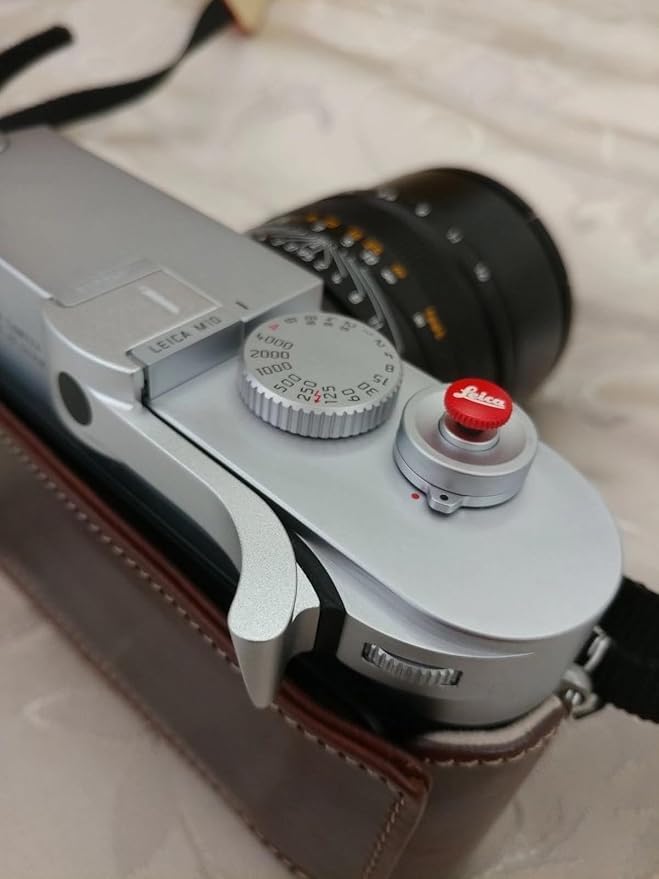 M10P/R-G Thumb Stand Metal Thumbs Up Grip Compatible with Leica M11 M10 M10P M10R M11P M11D M11 Monochrom Better Balance & Grip Convenience, Camera Silver Hand Grip (Silver)