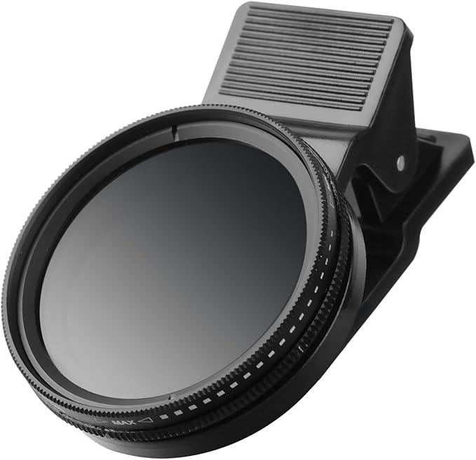 Zomei 37mm Cell Phone Camamera Lens Professional ND Circular Filter ND2-ND400 for Samsung Most Smartphones