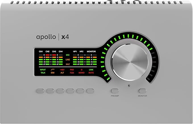 Universal Audio Apollo x4 Gen 2 Studio + Edition Thunderbolt 3 Audio Interface