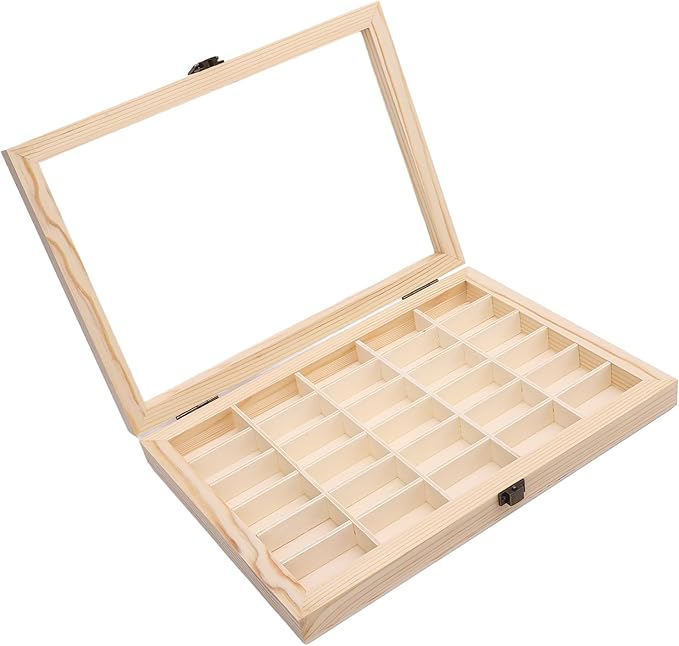 135 Film Case, Solid Wood Display Case for 30 Rolls of 35mm Films, 35mm Film Storage Box Yours
