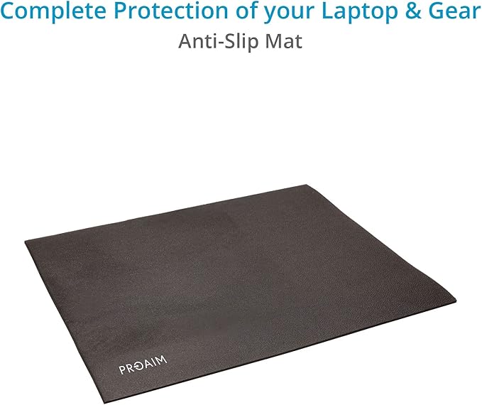PROAIM Universal Laptop Workstation for Tethered Shooting – Size 16x13” Fits All Laptops | Most Affordable Workstation for Photographers, Videomakers & Filmmakers | Aluminum Desk mounts to C-Stand