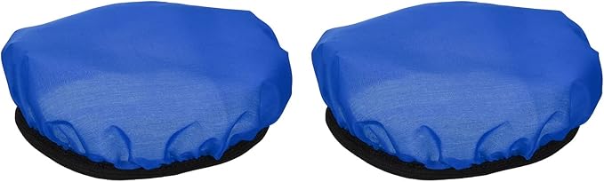 PATIKIL 7" 18cm Soft Diffuser Lamp Cover, 2 Pack Cloth Diffuser Strobe Reflector Lamp Sock for Flash Light Beauty Dish Photography Studio, Blue