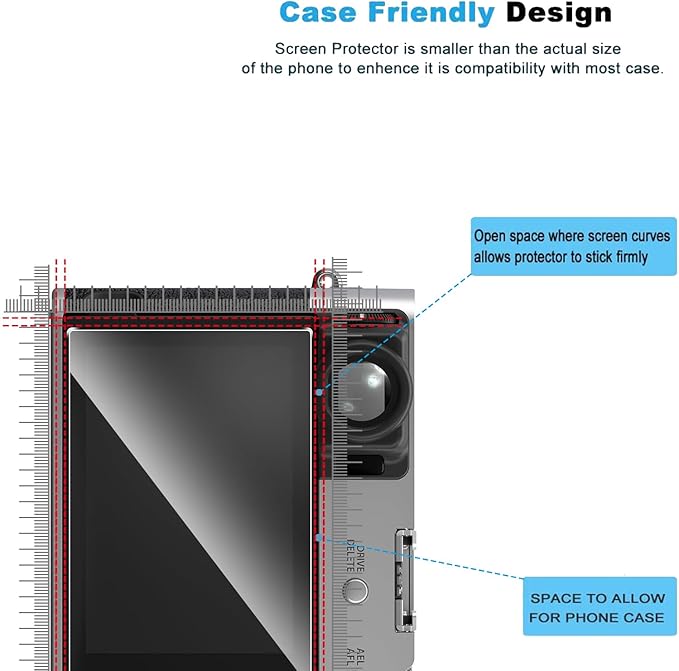 2 Pack Compatible with Fujifilm X100VI/X100V Screen Protector,Full Coverage 9H Tempered Glass LCD Display Film,HD Clear Scratch Resistant for Fujifilm X100VI X-T4 X-E4 Camera accessories