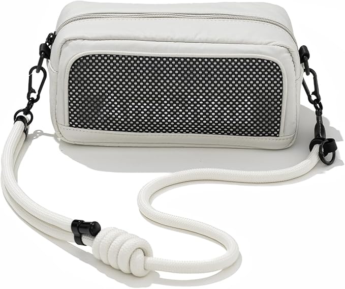 AMBITFUL Neo One N1 Action Camera Bag, Waterproof Crossbody Shoulder Pouch Compatible with DJI Osmo Pocket 3, Xtra Muse, Insta360 Ace Pro 2, GoPro 13, DIY Strap Design,Beige
