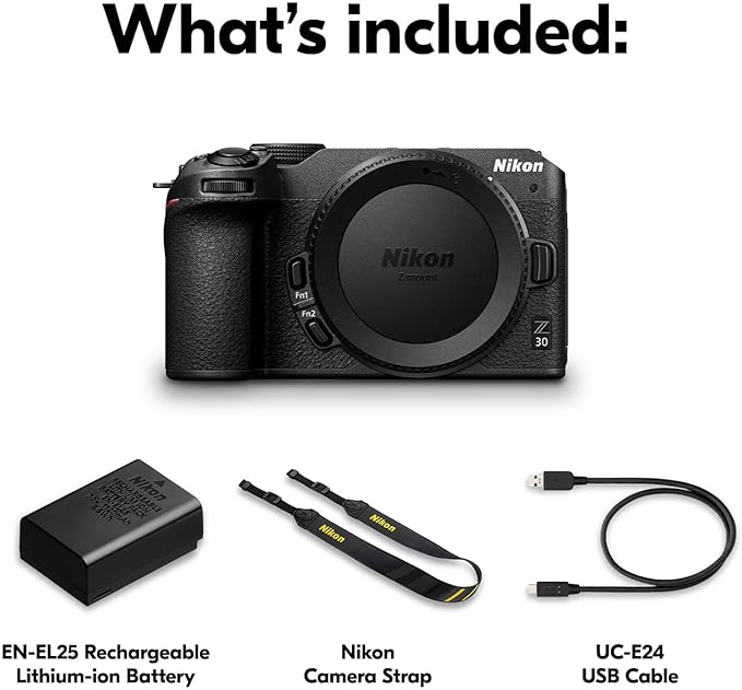 Nikon Z 30 | Our most compact, lightweight mirrorless stills/video camera | Nikon USA Model