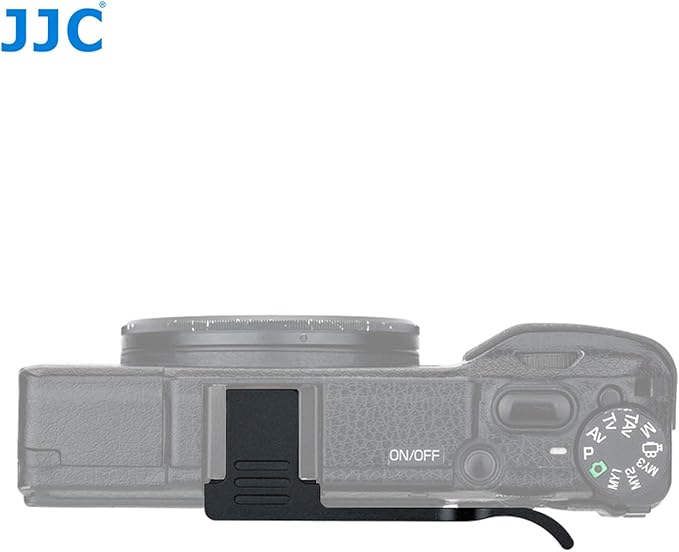 JJC TA-GR2 Thumbs Up Grip for Ricoh GR II Camera, Ricoh GR II Thumbs Grip, GR II Thumbs Up Grip, Made of Premium Aluminium Alloy, Hot Shoe Grip for Ricoh GR II