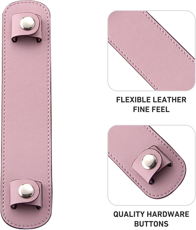 Shoulder Strap Pad Replacement,Microfiber Leather Strap Pads Detachable Cover for Tote Bag