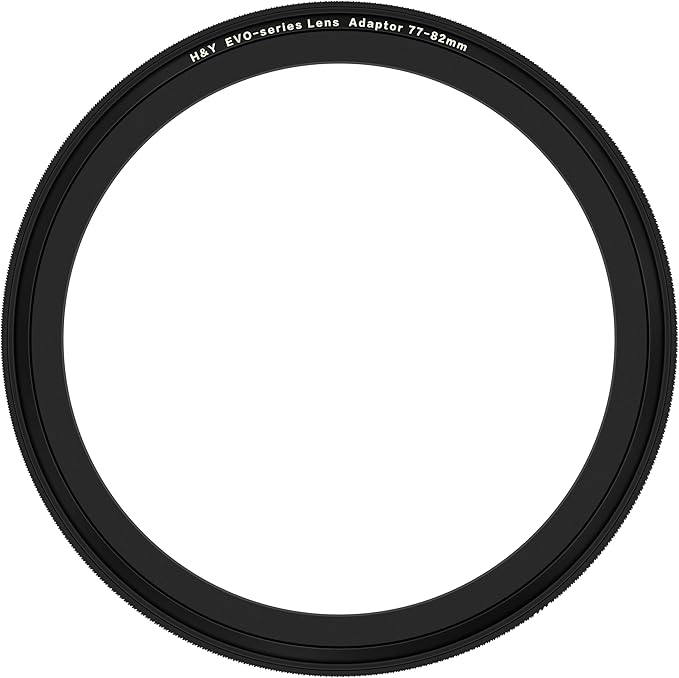 H&Y Magnetic Step Up Filter Ring 77 to 82mm, Ultra-Slim Aluminum Lens Filter Stepping Ring for Adapting 77mm Lens to an 82mm Filters, EVO Series