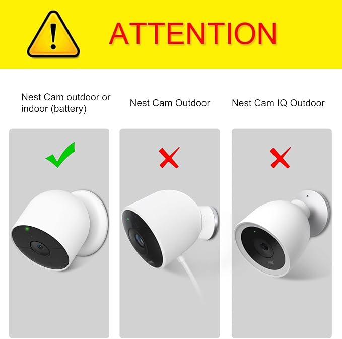 Fintie Silicone Skins Cover Compatible with Nest Cam Outdoor Or Indoor (Battery) 2021, Weather Protective Camouflaged Case for Nest Cam Battery Camera, Black