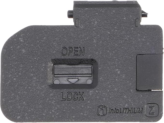 FOTGA Camera Battery Terminal Cover Door Battery Lid Cap for Sony A7M5 A7V A7RV A7R5 A7M4 A7IV A7R4 A7RIV A7SM3 A7SIII FX3 FX30 A1 A9II Camera with Cable Out Port for NP-FZ100 Dummy Battery