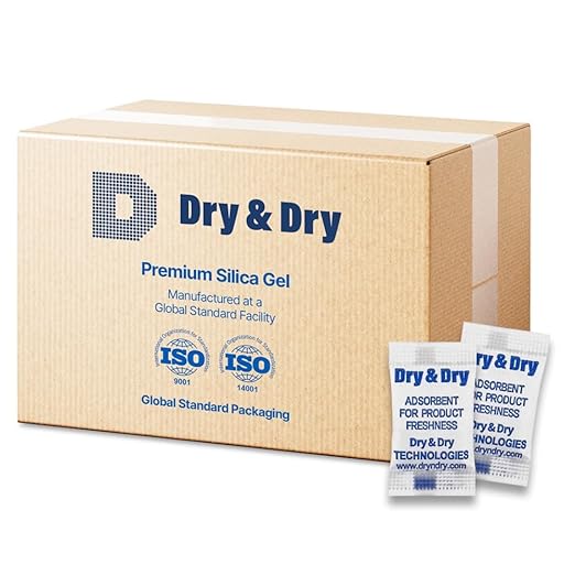 Dry & Dry 0.5 Gram[15000 Packets] Food & Pharmaceutical Safe Silica Gel Packs Desiccants - Rechargeable Tyvek® Silica Gel Packets, Moisture Absorbers, Desiccants Packets, Silica Gel