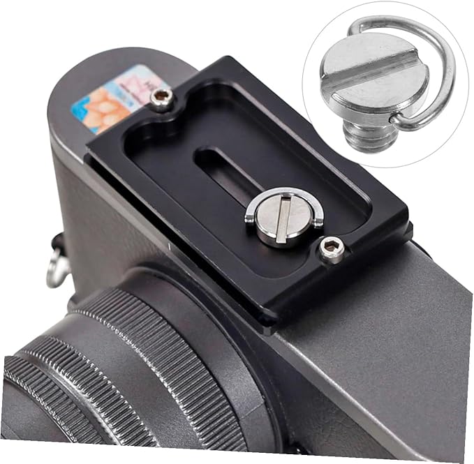 Generic D Ring Camera Mount Screws 1/4 Inch Tripod Adapter Screws for Camera Base