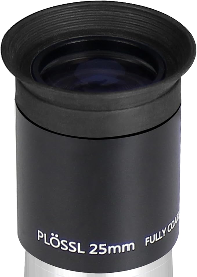 CelticBird Telescope 1.25'' Super Plossl Eyepiece 25mm 4-Element Plossl Design Threaded for Standard 1.25inch Astronomy Filters