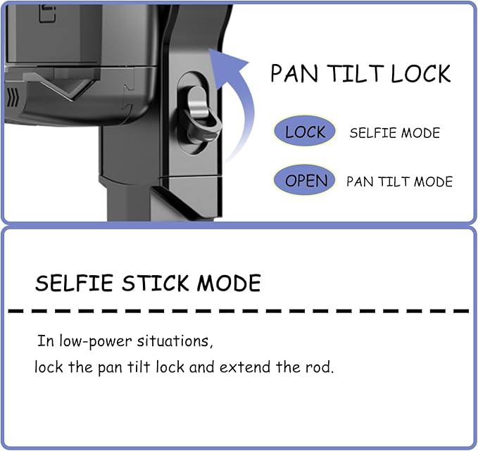 Gimbal Stabilizer for Smartphones,3-Axis Stabilizer Tracking Selfie Stick with Tripod Suitable for 360 Degree Steering with Remote Control The Best Choice for Vlog and Live Broadcast