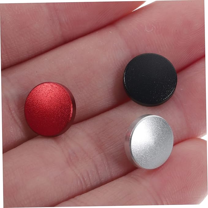 POPETPOP 3Pcs Aluminum Alloy Camera Shutter Release Button Lightweight Soft Easy Installation for Camera Models Stylish Colors for Unique Compositions