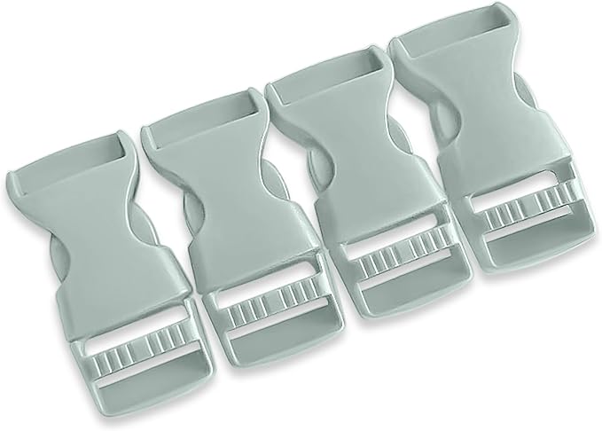 Buckles for Straps Set of 4 Pcs Plastic Buckle Clip Quick Side Release Plastic Fastener