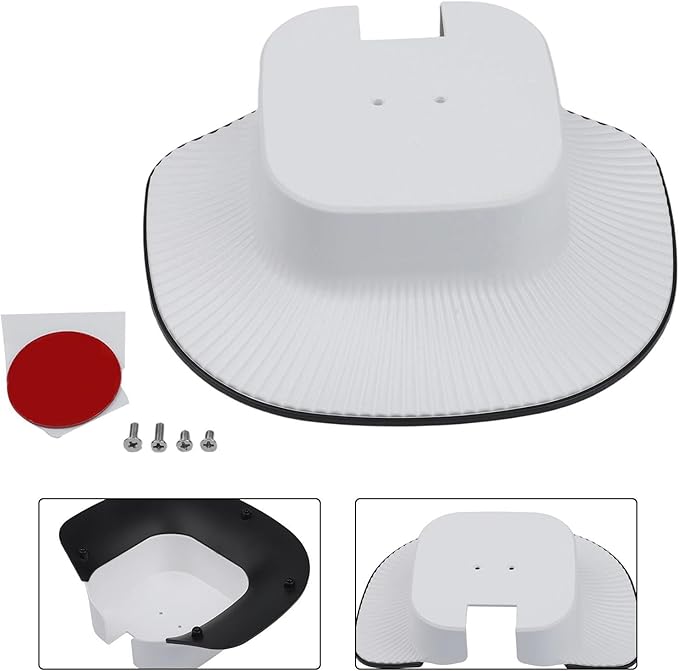 Deskbloom Outdoor Camera Rain Cover For Eufy For SoloCam E42/E30 And 4G LTE Cam S330, Dustproof Weather Protection, White, 18X14x6 Cm