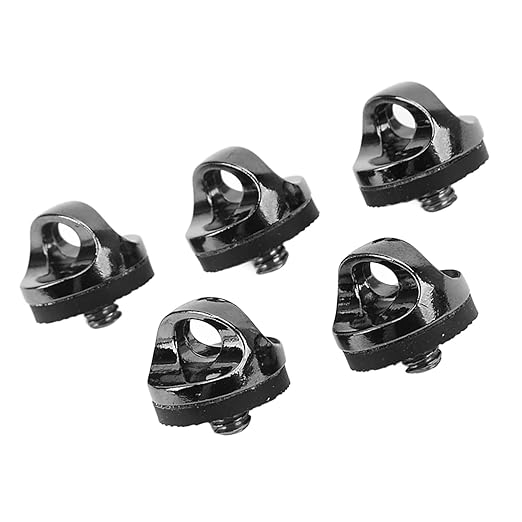 Quick Release Plate Mounting Screw, 20mm Head Diameter, Prevent Scratches, Rubber Pad, DRing Camera Screws for Outdoor Photography