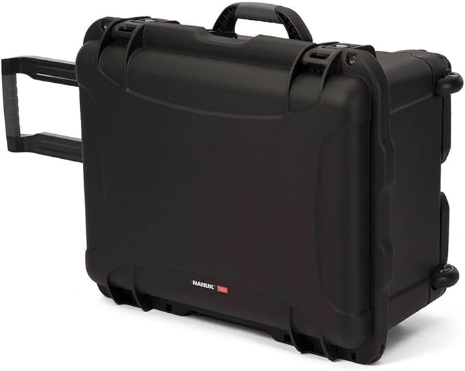 NANUK Wheeled Series 950 Lightweight NK-7 Resin Waterproof Case with Foam, Black