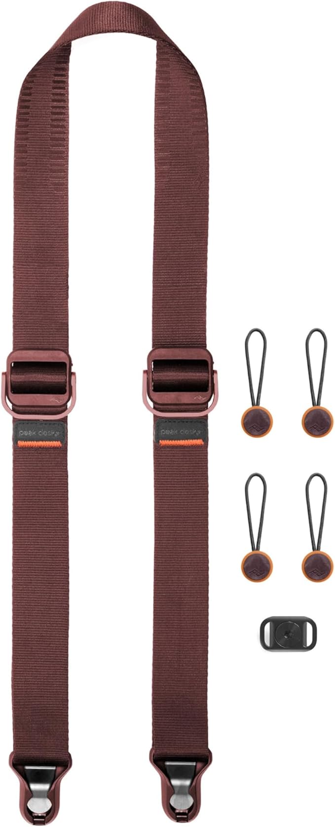Peak Design Slide Lite Camera Strap, Eclipse, Configurable as a Sling, Neck or Shoulder Strap, Quick Release and Connection, Smooth and Grippy Side, Camera Straps for Photographers, 200 lb Capacity