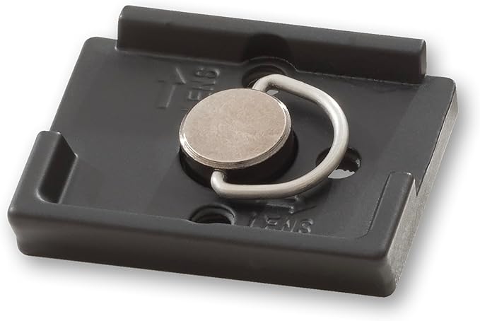 DANGER BUDDIES Tripod Mount for Manfrotto Tripod - Quick Release Mounting Plate with 1/4" 1/4-20 Stainless Steel Mounting Screw and Rubber Grip - Compatible with PL200 RC2 - (Black)