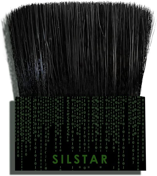 Super Grade Dissipative Anti Static ESD Electrostatic Discharge Brush Matrix ESD 43mm for Miniature Models, Camera, Photo, Film, PCB, Mobiles & Vinyl Record Dust Free Handheld typed Brush by SILSTAR