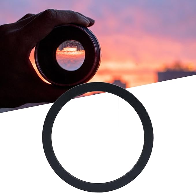 Denash 95mm to 82mm Filter Ring Adapter,Step Down Filters Ring,Camera Lens Filter Metal Stepping Rings for Lens Filters,Lens Hoods,Lens Converters