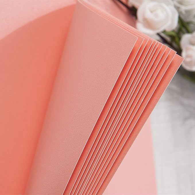 8 x 8 Inch Small DIY Scrapbook Photo Album with Window Design Cover 80 Pages Craft Paper Memory Book for Weeding Family Travel and Baby (Pink)