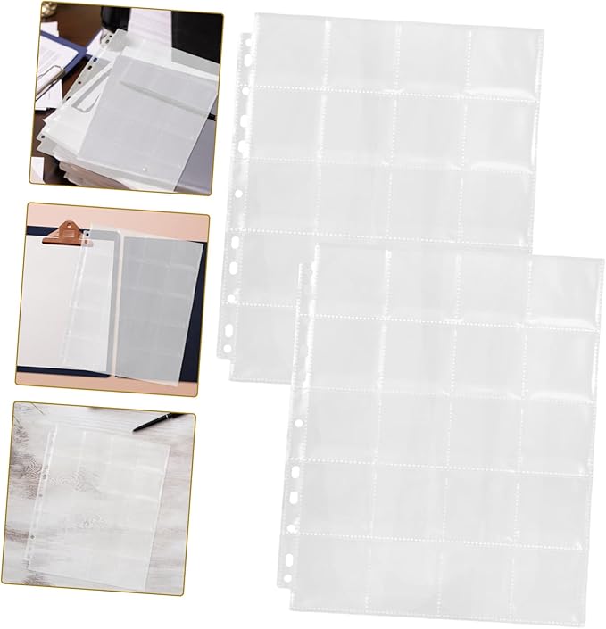 GANAZONO 30pcs Negative Film Sleeves Binder Acid Film Holder Pages for Efficient Storage for Photographers