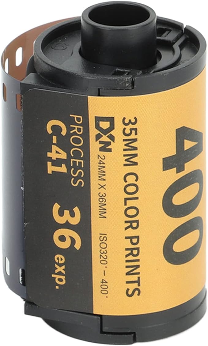 Camera Film Camera Color Print Film, Photographic Film ISO 320-400 Negative Film for 135 Camera, 36 Sheets Fine Grain Wide Exposure HD Camera Color Negative Film
