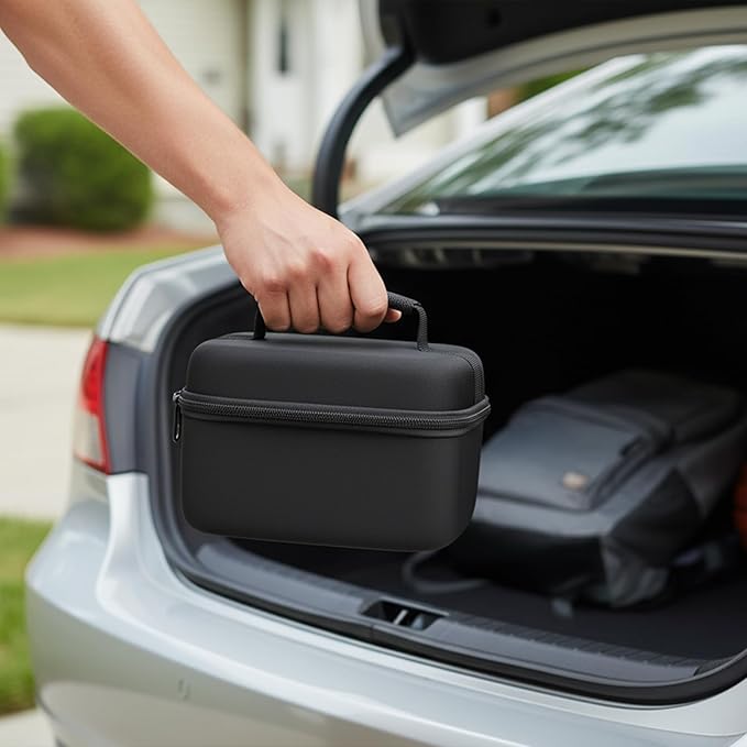 Large 4K Vlogging Camera Case for Duluvulu, for Lecnippy, for VJIANGER, for Zostuic, for ROQIOO & More -Shockproof Storage for Cameras & Accessories - Ideal for Travel & Outdoor - Jet Black