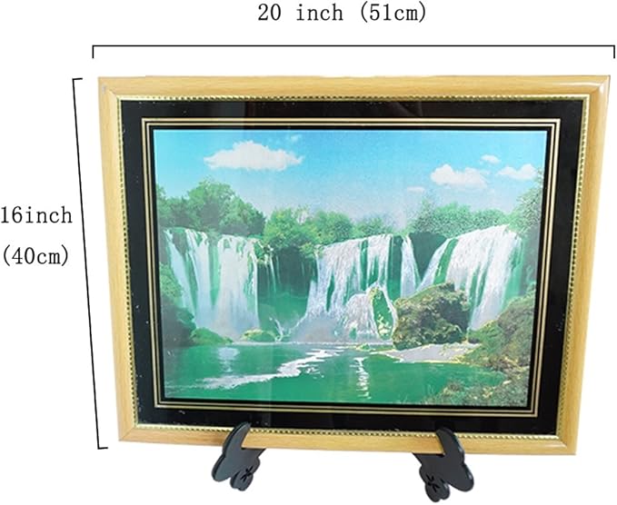 Artliving Black 14.5" Tall Wood-like Plastic Easels Display Stands Large Picture Frame Stand Holder-Set of 2