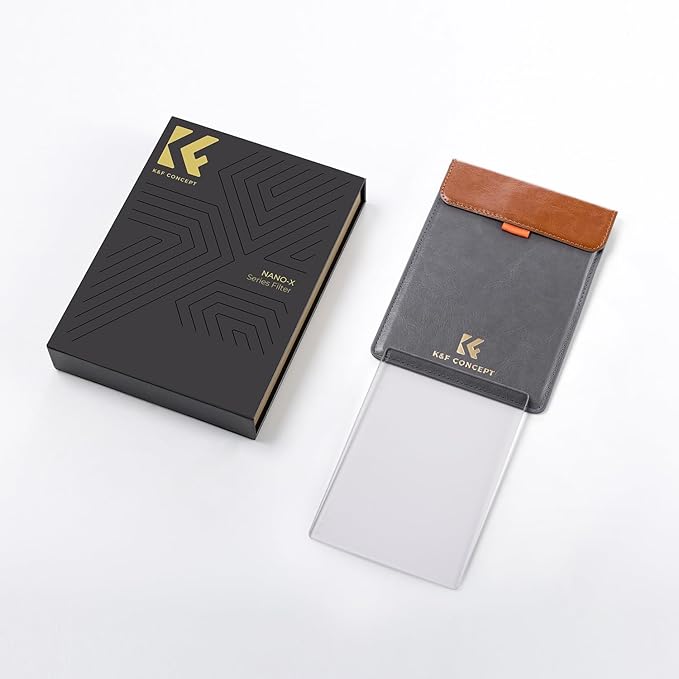 K&F CONCEPT 4'' x 5.65'' Square Black Diffusion 1/8 Effect Filter Cinema Mist Diffuison Filter Compatible with Tilta, SmallRig Matte Box Ultra-Slim Optical Glass with 28-Multi Coatings