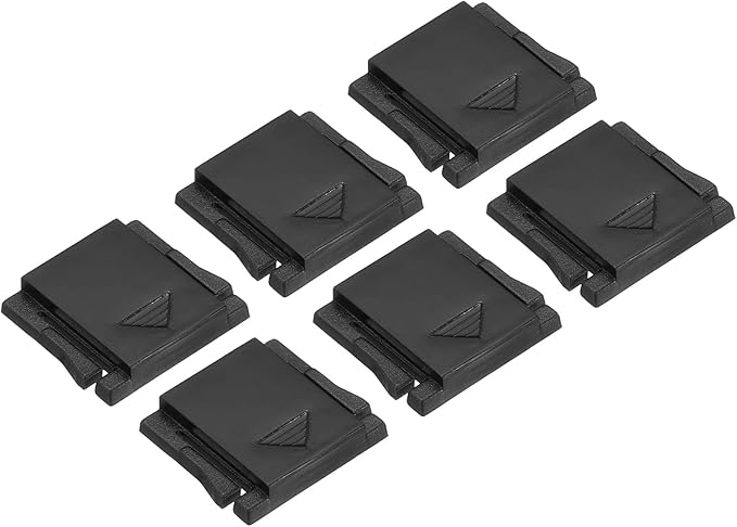 PATIKIL Universal Camera Hot Shoe Cover Cap, 6 Pack Hot Shoe Cap Hot Shoe Protector Plastic Suitable for Nikon for Fujifilm for Pentax DSLR/SLR Camera, Black