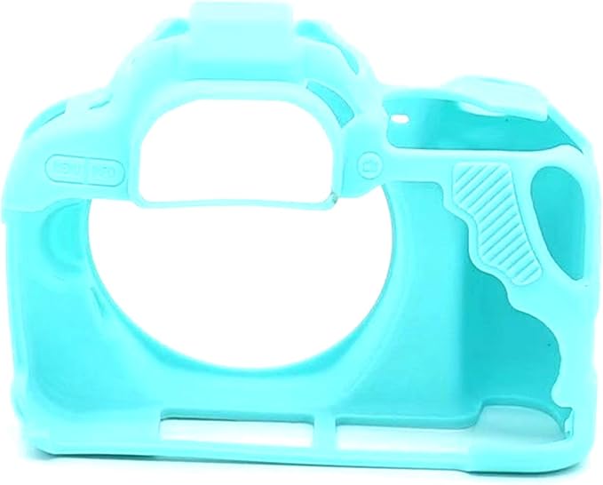 Professional Secure Silicone Camera Cover Housing Rubber Protective Body Skin Bag for Canon EOS 200D Rebel SL2 DSLR Camera and Canon EOS Rebel SL3 200D II DSLR Camera Case (Blue)