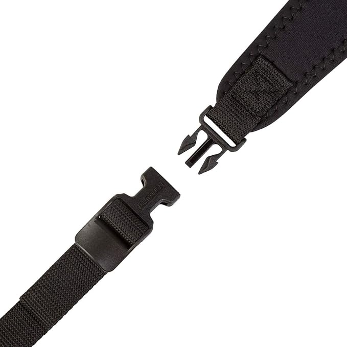 OP/TECH USA Super Classic Sling Strap for Mirrorless, SLR & DSLR Camera – Quick Release Strap, Shoulder Strap – Essential Camera Accessories, Black - Made in USA