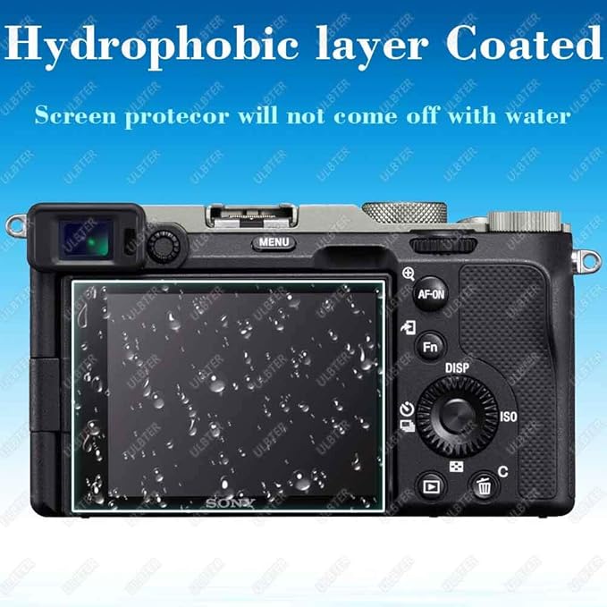 Screen Protector for Sony RX10 IV RX III RX10 II RX10 RX10IV RX10III RX10 II Camera & Hot Shoe Cover, 0.3mm 9H Hardness Tempered Glass Anti-Scrach Anti-Fingerprint Anti-Bubble [3Pack]