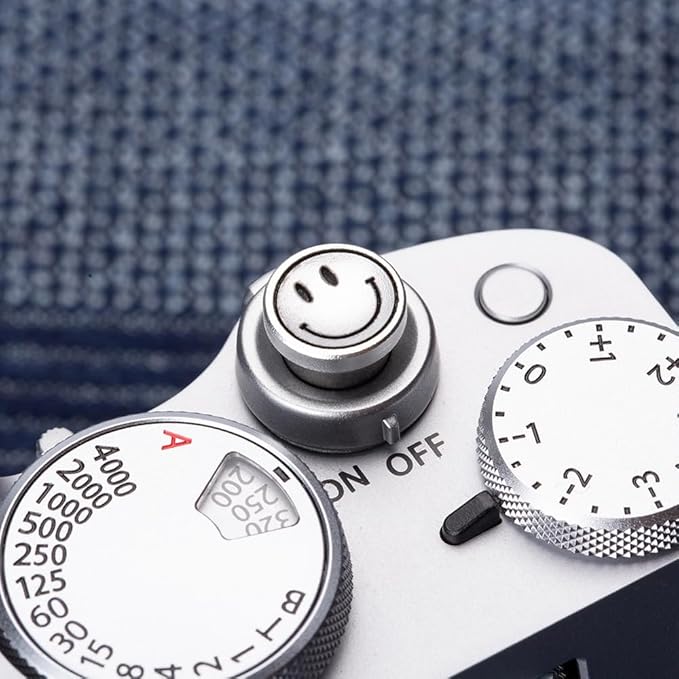 Camera Shutter Button Compatible with FUJIFILM X-T5 X-T4 X-T20 X-T30 X-T200 X-PRO2 ，,Soft Release Button for laica M9 (Two Sets)