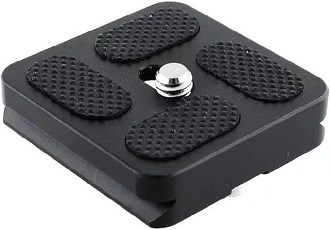 Quick Release Plate PU40 Tripod Mount with 1 / 4inch Screws D-Rings Screw for DSLR Cameras Ball Head Camera Release Plate