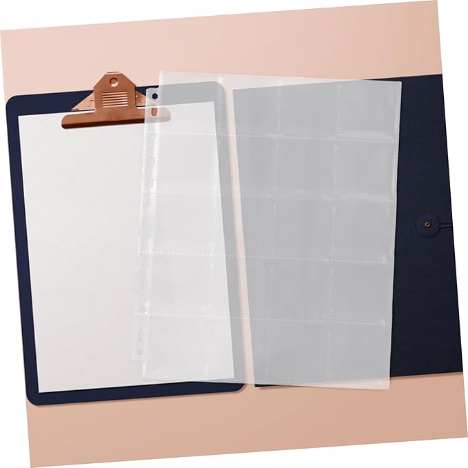 30pcs Film Negative Holder Acid-Free Binder Page Card Sleeves Film Negative Binder Bag Portable Storage